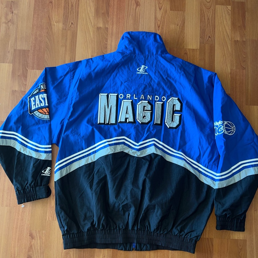 ***SOLD!***Vintage 90s logo athletic Orlando Magic jacket with east conferenc